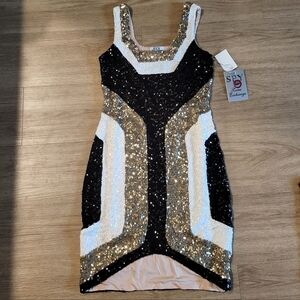 NWT Spy Zone Exchange Sequin Party Dress Small